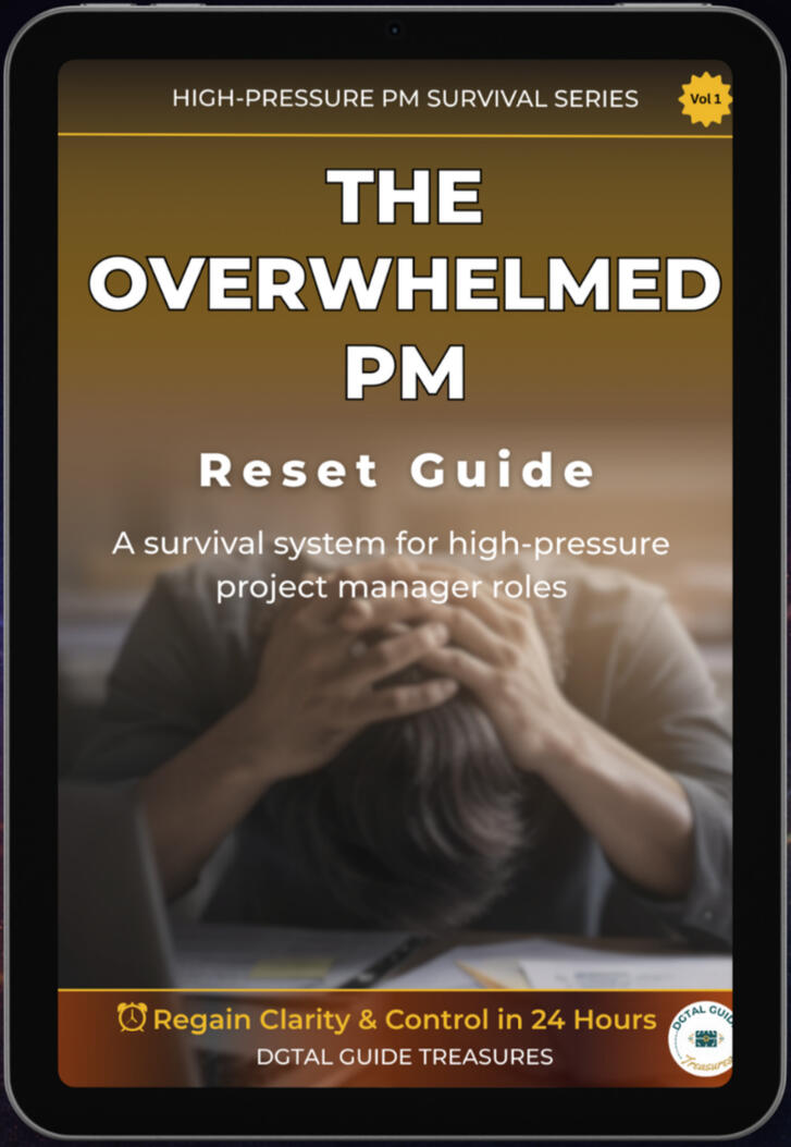 Cover of The Overwhelmed PM, book one of The PM Survival Series